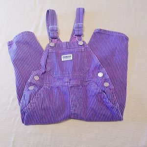 Oshkosh Striped Overalls - 2T
